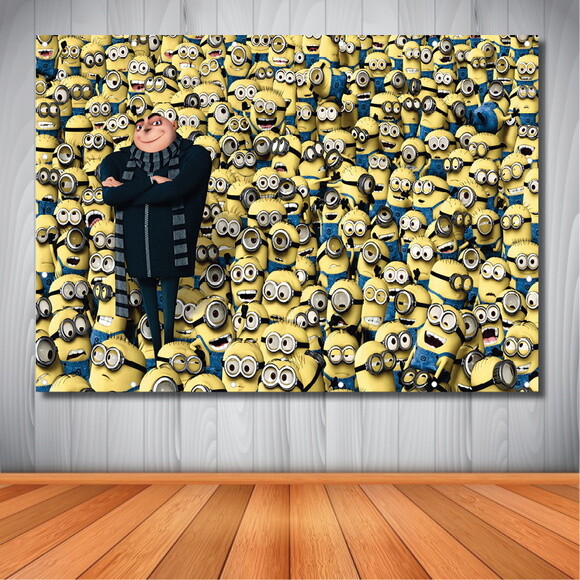 Painel Minions - 1,50x1,00m