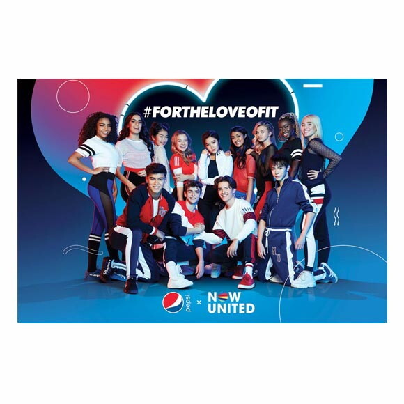 Painel Now United - 1,50x1,00m