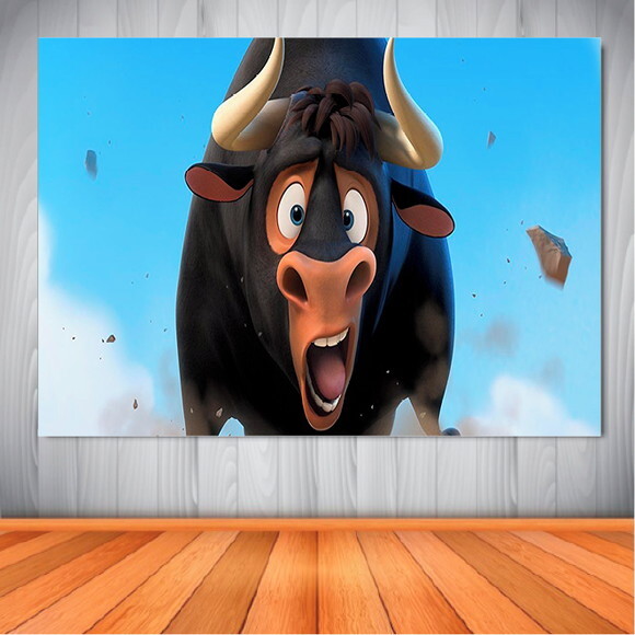 Painel o Touro Ferdinando - 1,50x1,00m