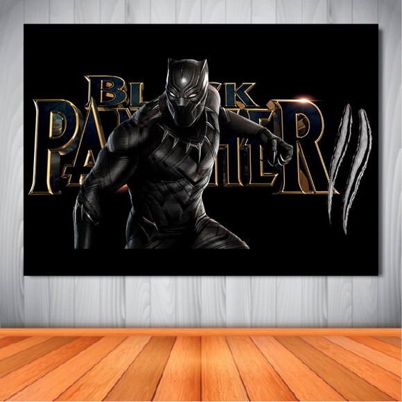 Painel Pantera Negra - 1,50x1,00m