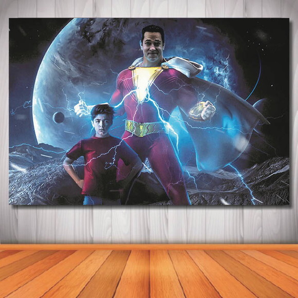 Painel Shazam - 1,50x1,00m