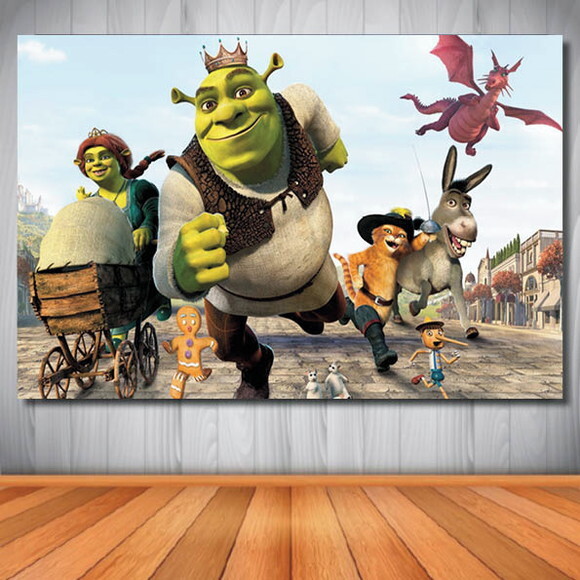 Painel Shrek - 1,50x1,00m