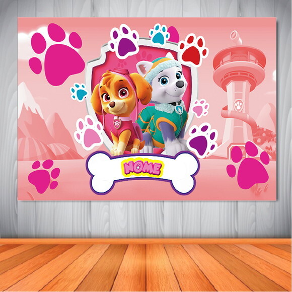 Painel Skye Patrulha Canina - 1,50x1,00m