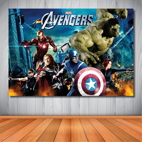 Painel Vingadores Avengers - 1,50x1,00m