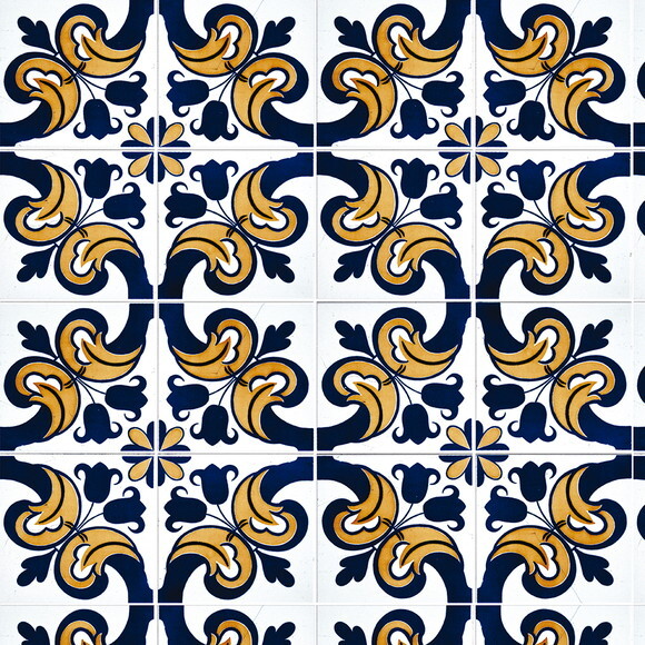 Papel de Parede Azulejo Antigo