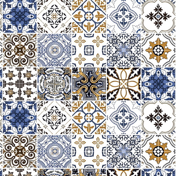 Papel de Parede Azulejo Português