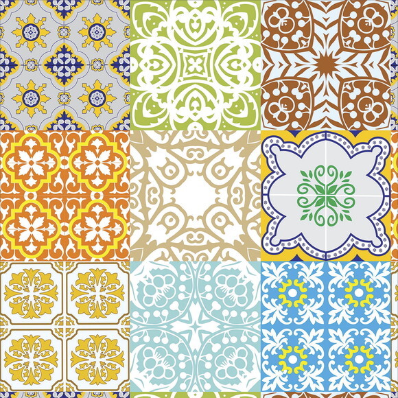 Papel de Parede Azulejo Português Diversos