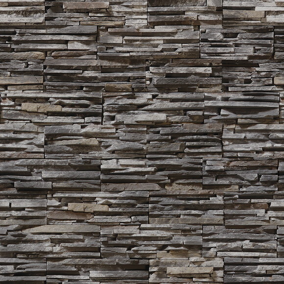 Papel de Parede Canjiquinha Marfim Cinza Mesclado - 3d