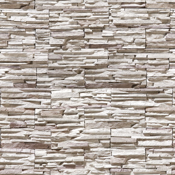 Papel de Parede Canjiquinha Marfim Lilás Claro - 3d