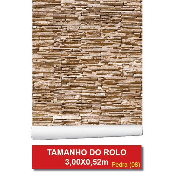 Papel de Parede Canjiquinha Marrom Marfim - 3d