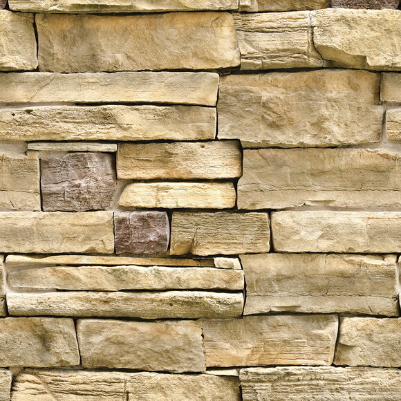Papel de Parede Canjiquinha Pedras Diversas - 3d
