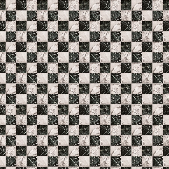 Papel de Parede Mármore Xadrez Texturizado Efeito3d