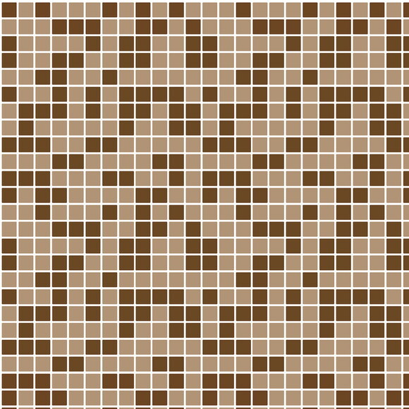 Papel de Parede Pastilha Marrom