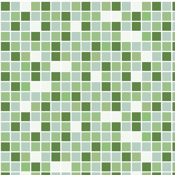 Papel de Parede Pastilha Mix Verde