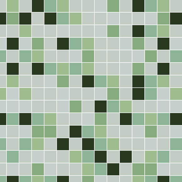 Papel de Parede Pastilha Mix Verde