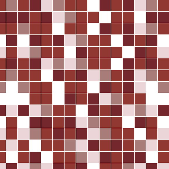 Papel de Parede Pastilha Mix Vermelha