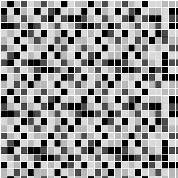 Papel de Parede Pastilha Preta e Cinza