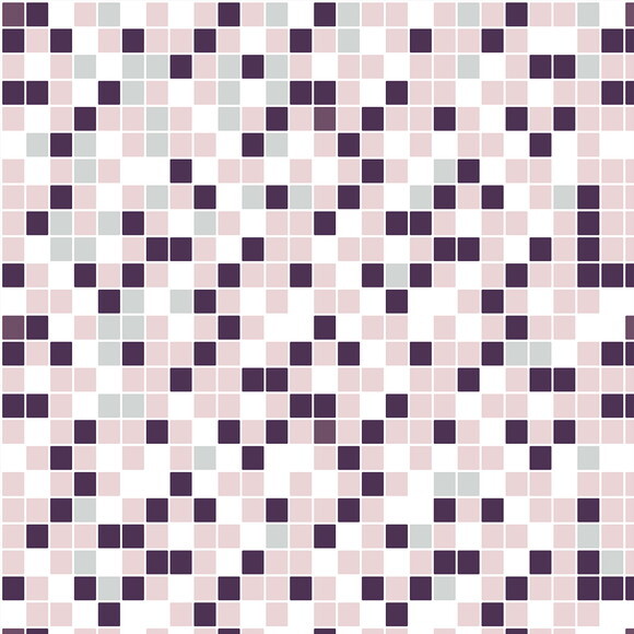Papel de Parede Pastilha Rosa, Vermelho e Branca