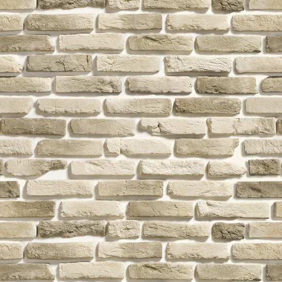 Papel de Parede Tijolos Amarelo e Marrom Misto 3d