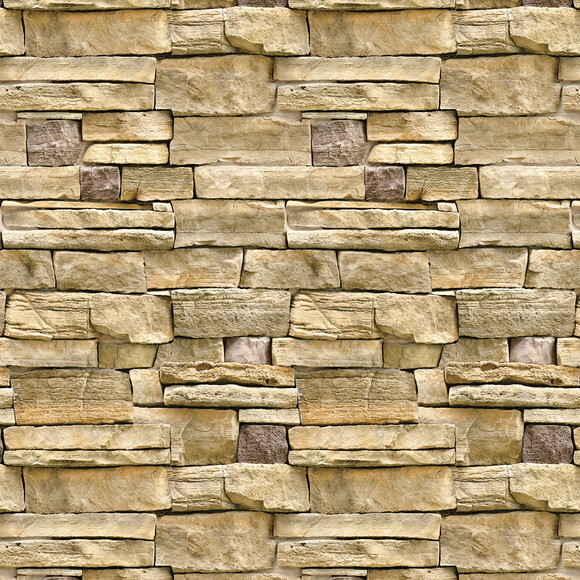 Papela de Parede Pedra Rústica Canjiquinha Diversos - 3d