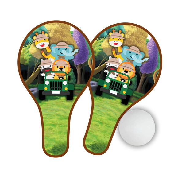 Raquetes mdf Lembrancinha Personalizada Safari Infantil