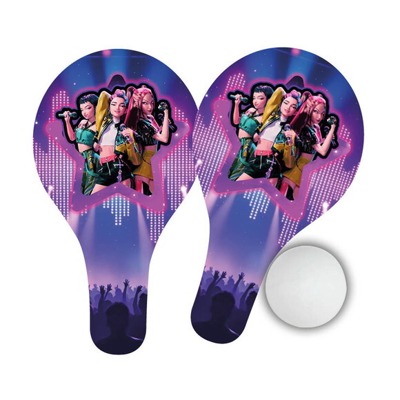 Raquetes mdf Ping Pong Lembrancinha Guerreiras do Kpop