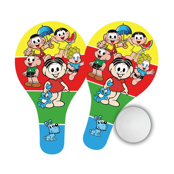Raquetes mdf Ping Pong Lembrancinha Turma da Mônica