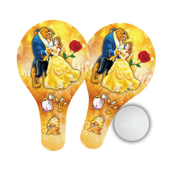 Raquetes Ping Pong Lembrancinha Mundo a Bela e a Fera
