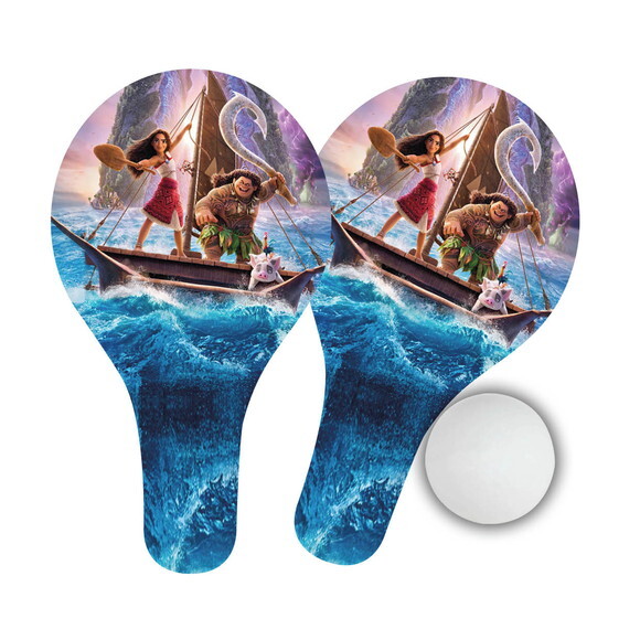 Raquetes Ping Pong mdf Lembrancinha Personalizada Moana 2