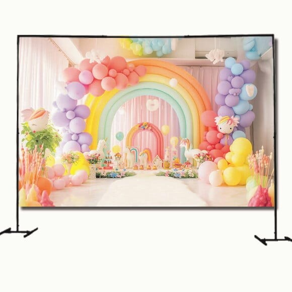 Fundo Fotográfico e Painel Decoração Cenário Arco Bexiga