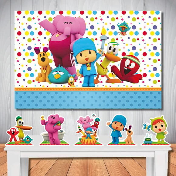 Kit Aniversário Festa Mega Painel + Display Pocoyo