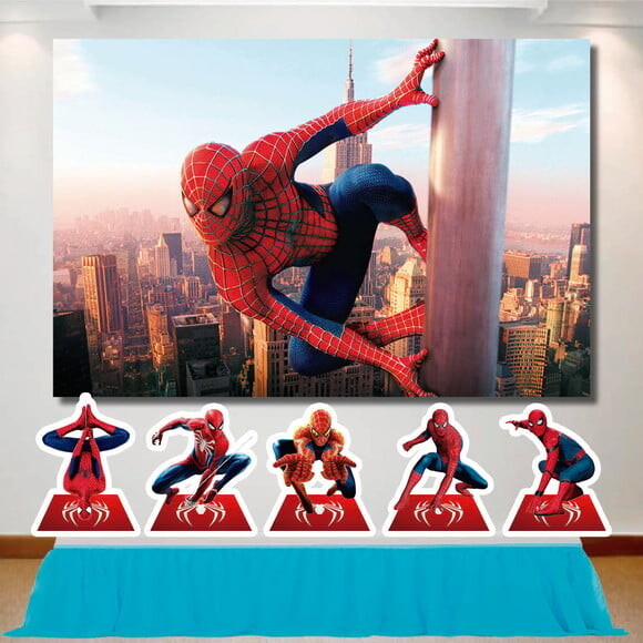 Kit Aniversário Festa Top Painel + Display Homem Aranha