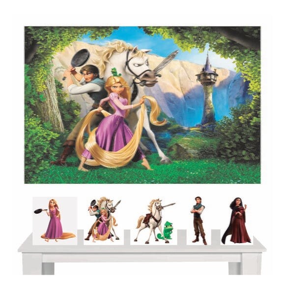 Kit Display e Painel Decoração 1,50x1,00m Enrolado