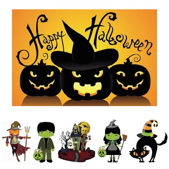 Kit Festa Painel e Display Halloween - 1,50x1,00m
