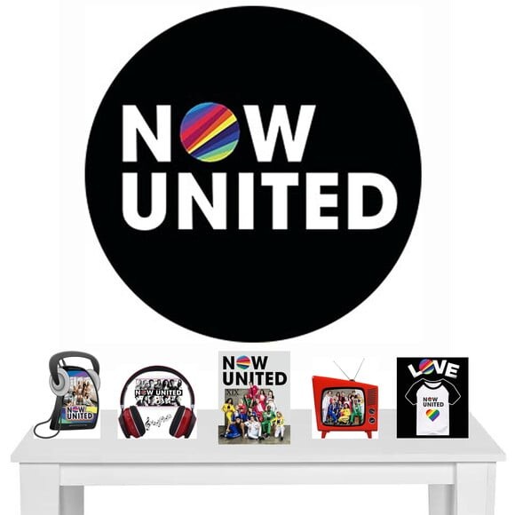 Kit Painel Circular e Display Now United - 1,50x1,50m