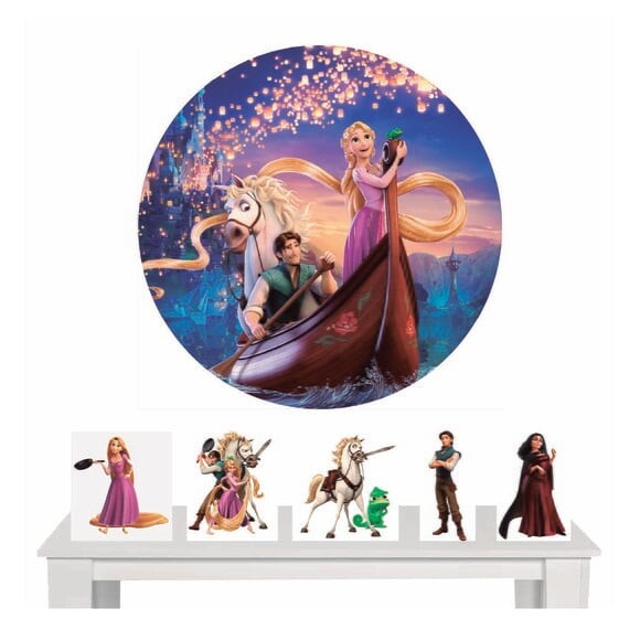 Kit Painel Redondo e Display Enrolados - 1,50x1,50m