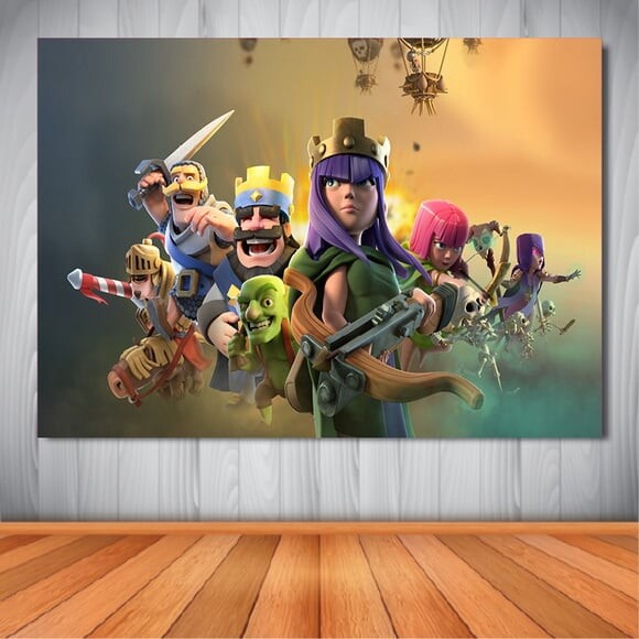 Painel Clash Royale - 1,50x1,00m