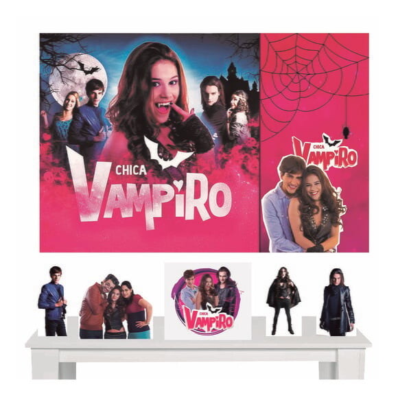 Painel de Festa e Totem Chica Vampiro - 1,50x1,00m