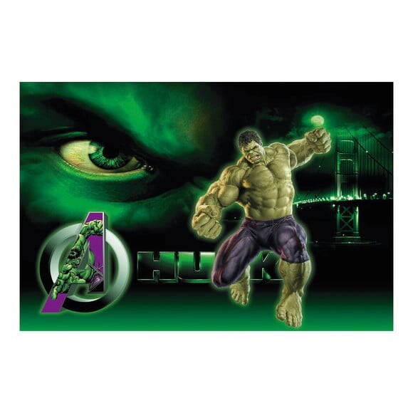 Painel de Festa Infantil Hulk - 1,50x1,00m