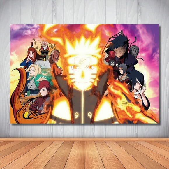 Painel de Festa Infantil Naruto - 1,50x1,00m