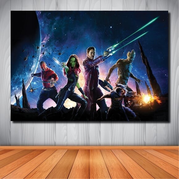 Painel Guardiões da Galaxia - 1,50x1,00m
