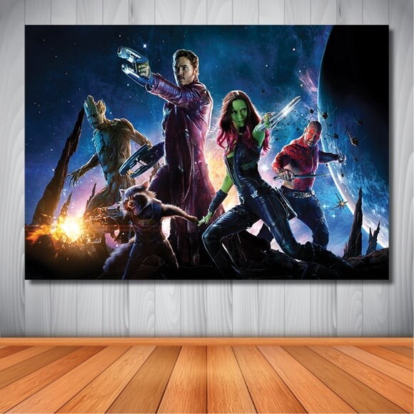 Painel Guardiões da Galaxia - 1,50x1,00m
