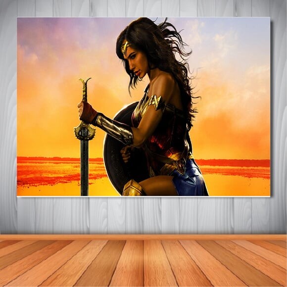 Painel Mulher Maravilha - 1,50x1,00m