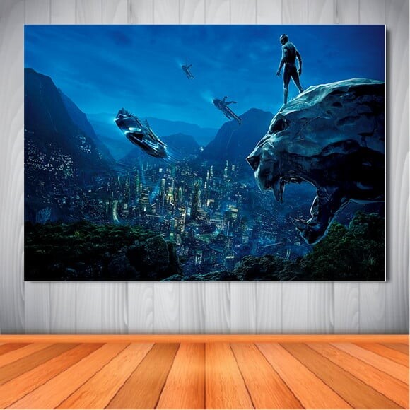 Painel Pantera Negra - 1,50x1,00m