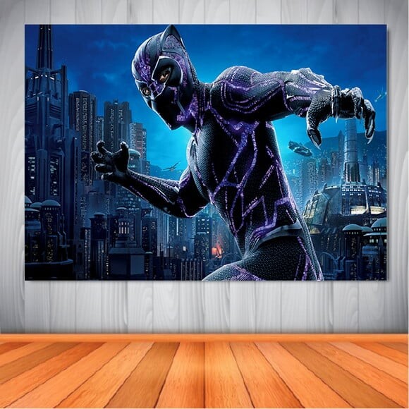 Painel Pantera Negra - 1,50x1,00m