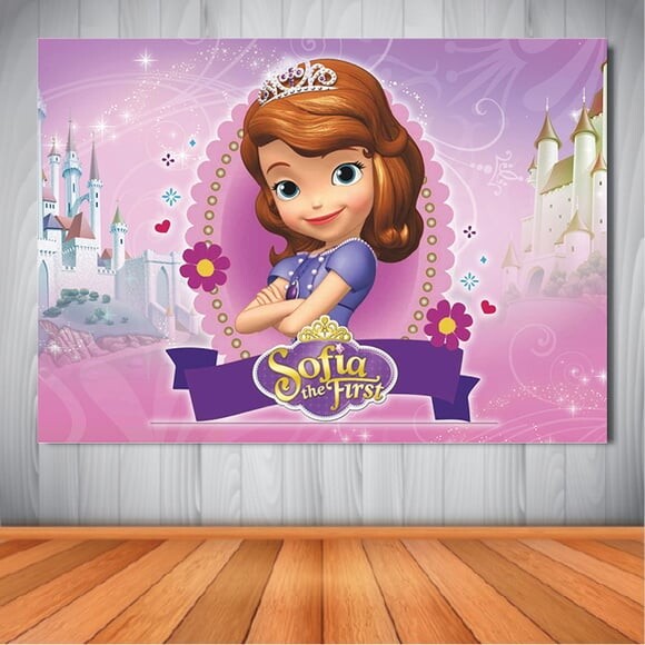 Painel Princesa Sofia - 1,50x1,00m