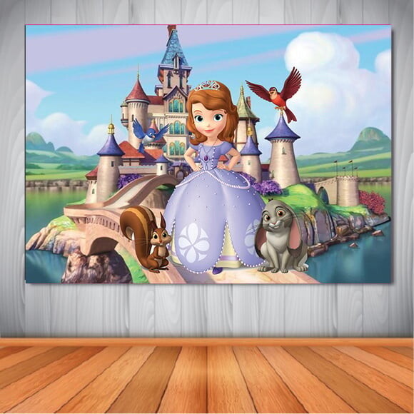 Painel Princesa Sofia - 1,50x1,00m
