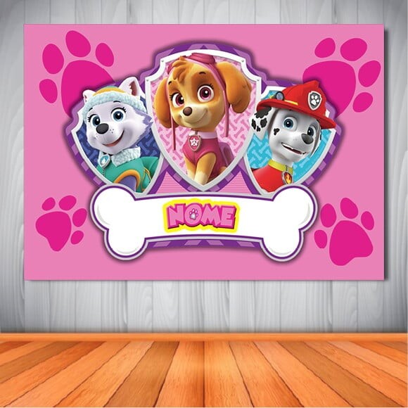 Painel Skye Patrulha Canina - 1,50x1,00m