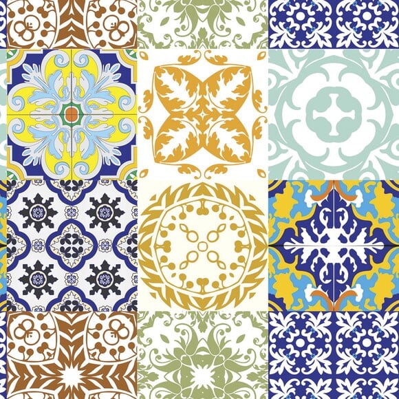 Papel de Parede Azulejo Português Diversos