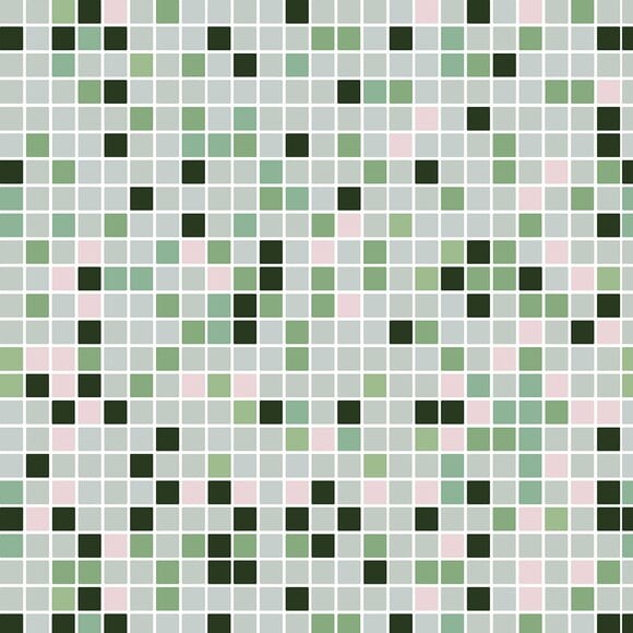 Papel de Parede Pastilha Mix Verde